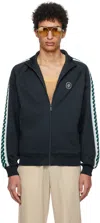 Drôle De Monsieur Navy 'la Veste Survet' Track Jacket In Navy