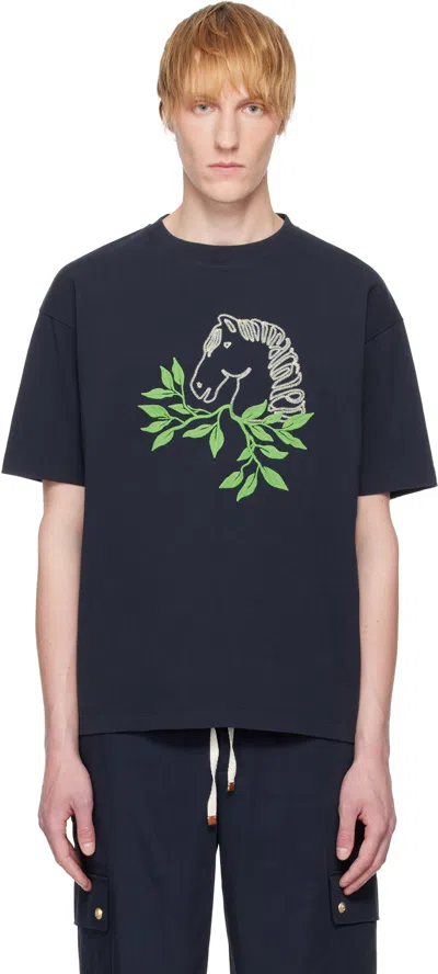 Drôle De Monsieur Navy 'le T-shirt Polo' T-shirt