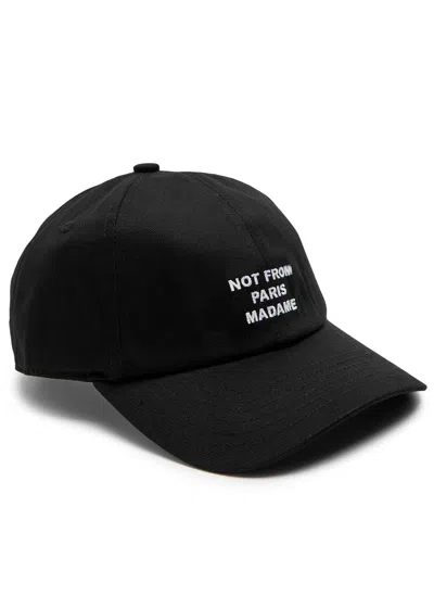 DRÔLE DE MONSIEUR DRÔLE DE MONSIEUR NFPM EMBROIDERED COTTON CAP