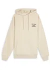 Drôle De Monsieur Nfpm Hooded Cotton Sweatshirt In Neutral