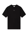 Drôle De Monsieur Crew Neck Slogan T-shirt With Straight Hem In Black