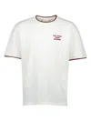 Drôle De Monsieur 'le T-shirt Slogan' White Crewneck T-shirt With Slogan Print On Front And Rear