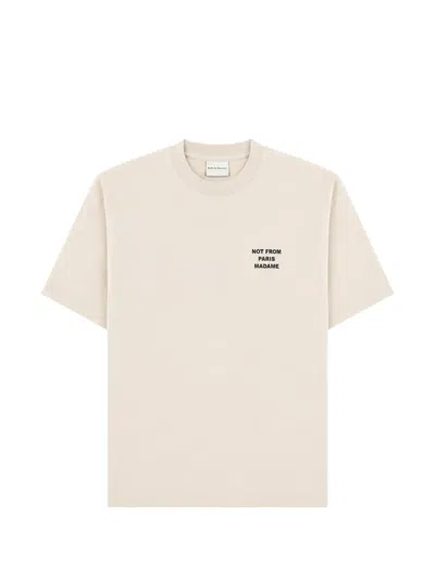 Drôle De Monsieur Not From Paris Madame T-shirt In Pink