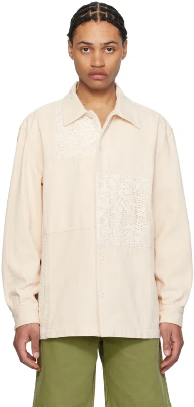 DRÔLE DE MONSIEUR OFF-WHITE 'LA SURCHEMISE PATCHWORK' SHIRT