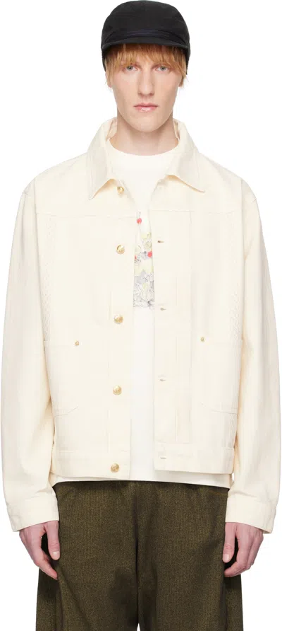DRÔLE DE MONSIEUR OFF-WHITE 'LA VESTE DENIM MÉDICIS' DENIM JACKET