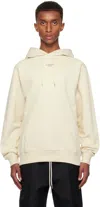 Drôle De Monsieur Off-white 'le Hoodie Slogan Classique' Hoodie In Mastic