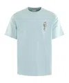 Drôle De Monsieur Open-necked Black Shirt In Blue