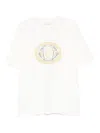 Drôle De Monsieur Oval-frame Logo T-shirt In White