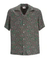 Drôle De Monsieur Paisley-print Short-sleeve Shirt In Multi