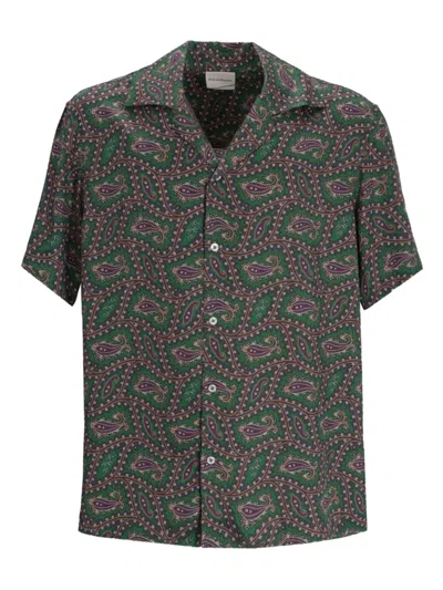 DRÔLE DE MONSIEUR PAISLEY-PRINT SHORT-SLEEVE SHIRT