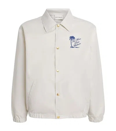 Drôle De Monsieur Veste Slogan Palmier Printed Jacket In Multi