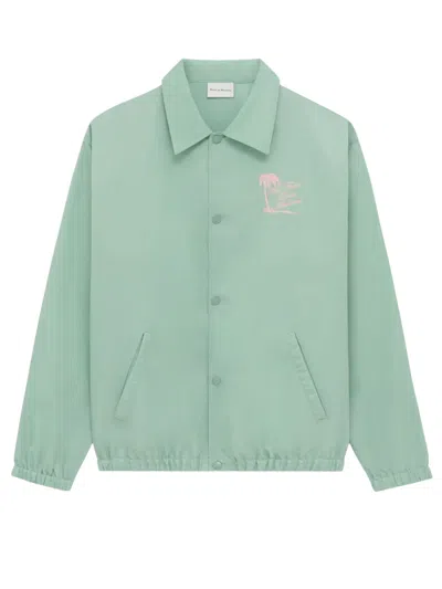 Drôle De Monsieur Drole De Monsieur Palmiers Slogan Shirt In Gray