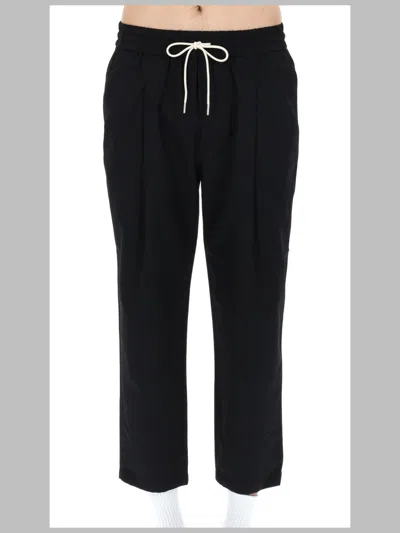 Drôle De Monsieur Pantalone Cropped In Black