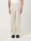 Drôle De Monsieur Gestreifte Hose In Beige
