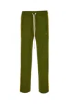 Drôle De Monsieur Military Green Polyester Blend Joggers In Kk