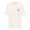 Drôle De Monsieur Le T-shirt Slogan Printed Cotton T-shirt In White