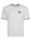 Drôle De Monsieur 'le T-shirt Slogan' White Crewneck T-shirt With Slogan Print On Front And Rear In White