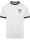 Drôle De Monsieur The Drôle Cup Pique T-shirt In Ow|off White