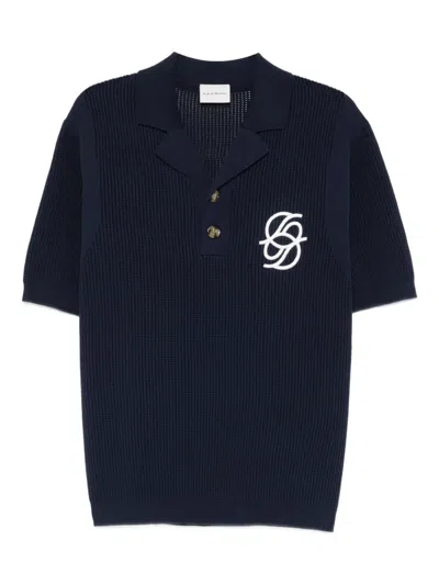 Drôle De Monsieur Drole De Monsieur Polo Shirt With Logo In Blue