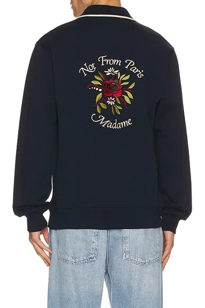 Drôle De Monsieur Dr&ocirc;le De Monsieur Polo Slogan Rose In Blue