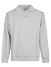 Drôle De Monsieur Polo Sweatshirt In Gray