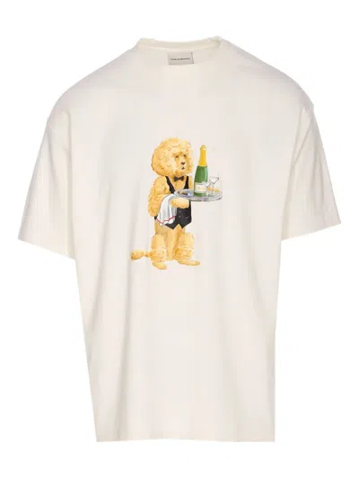 Drôle De Monsieur Printed T-shirt In White