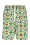 Drôle De Monsieur Multicolor Shorts Faïence With Graphic Print All-over