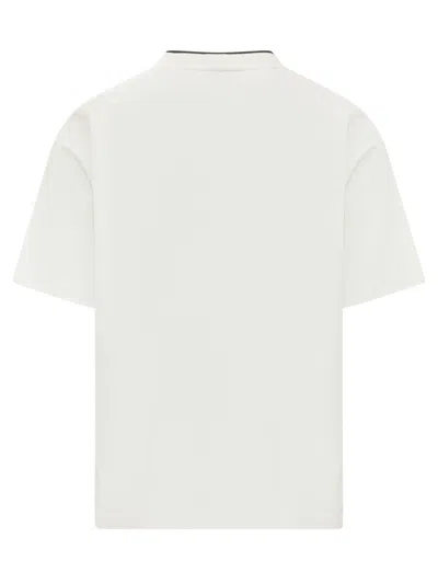 Drôle De Monsieur Drole De Monsieur Quirky Dog T-shirt With Artistic Print In Off White