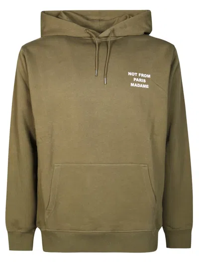 Drôle De Monsieur "slogan" Sweatshirt In Green