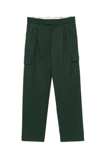 DRÔLE DE MONSIEUR DRÔLE DE MONSIEUR RELAXED-FIT GREEN CARGO PANTS