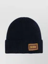 Drôle De Monsieur Ribbed Merino Wool Knit Beanie