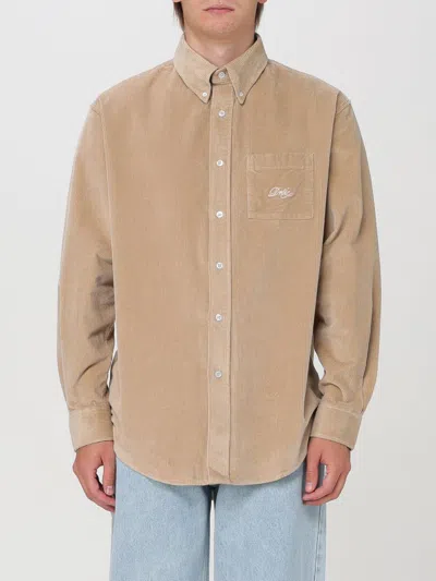 Drôle De Monsieur Shirt  Men Color Beige In Beige