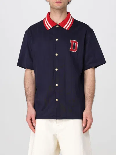 Drôle De Monsieur Shirt  Men Color Blue