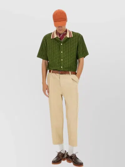 Drôle De Monsieur Drole De Monsieur La Chemise Monogramme In Green