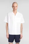Drôle De Monsieur Shirt In White Cotton In White