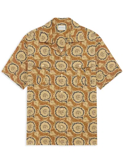 Drôle De Monsieur Drole De Monsieur Shirts Man In Marrone