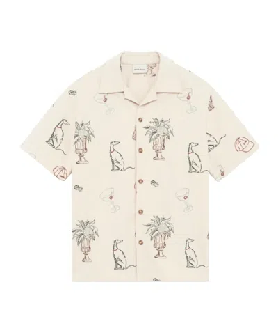 Drôle De Monsieur Short Sleeve Shirt In Neutral