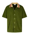 Drôle De Monsieur Drole De Monsieur La Chemise Monogramme In Green