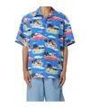 Drôle De Monsieur Multicolor Country Club Short-sleeved Shirt In Multi