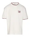 Drôle De Monsieur 'le T-shirt Slogan' White Crewneck T-shirt With Slogan Print On Front And Rear