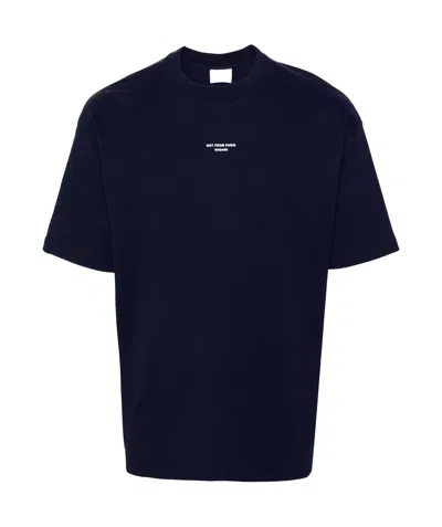 Drôle De Monsieur Short-sleeved T-shirt In Black