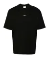 Drôle De Monsieur Black Classic Nfpm T-shirt With Logo Print In Cotton Blend Man In Black