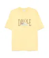 Drôle De Monsieur Le T-shirt Tennis Court T-shirt In Nude