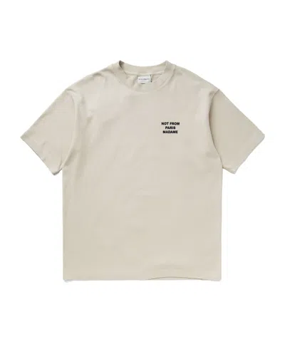 DRÔLE DE MONSIEUR DRÔLE DE MONSIEUR SLOGAN PRINTED CREWNECK T-SHIRT