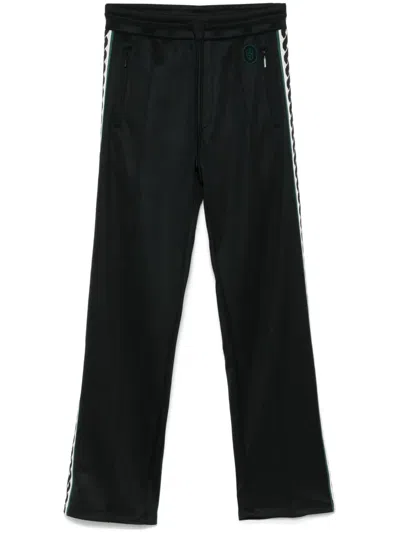 Drôle De Monsieur Side-stripe Track Pants In Black