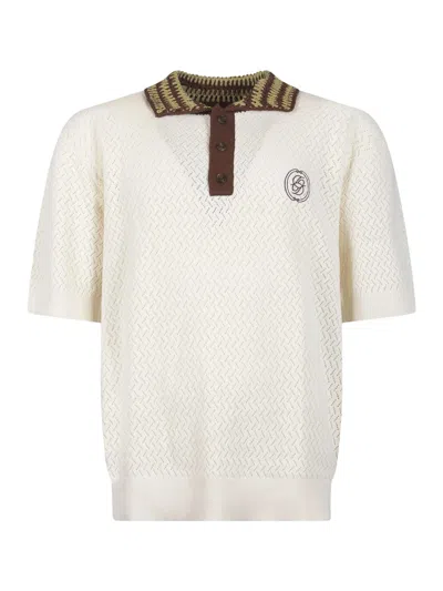 Drôle De Monsieur Sleek Minimalist T-shirt In White