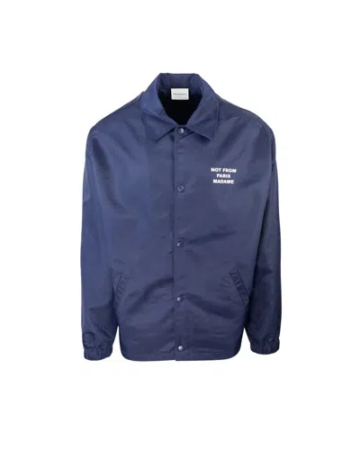 Drôle De Monsieur Slogan Blue Jacket