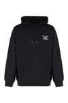 Drôle De Monsieur Le Hoodie Slogan Sweatshirt In Black