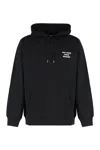 Drôle De Monsieur Le Hoodie Slogan Sweatshirt In Black