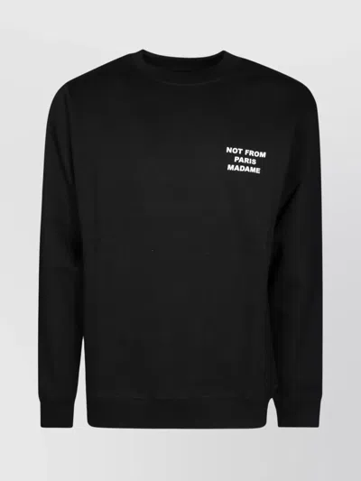 DRÔLE DE MONSIEUR SLOGAN CREW NECK SWEATER